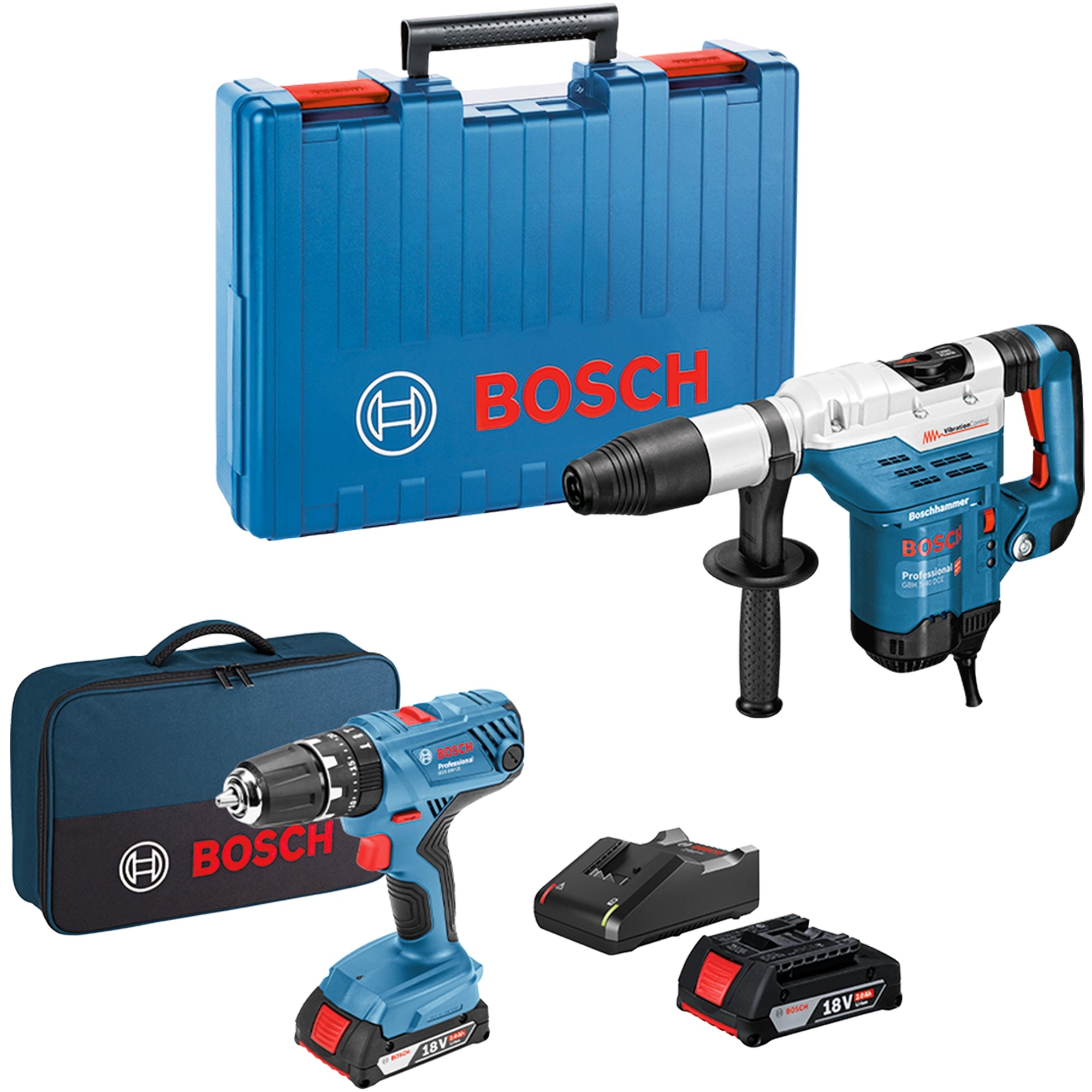 Combo Bosch 0615990N2L 18V 2h