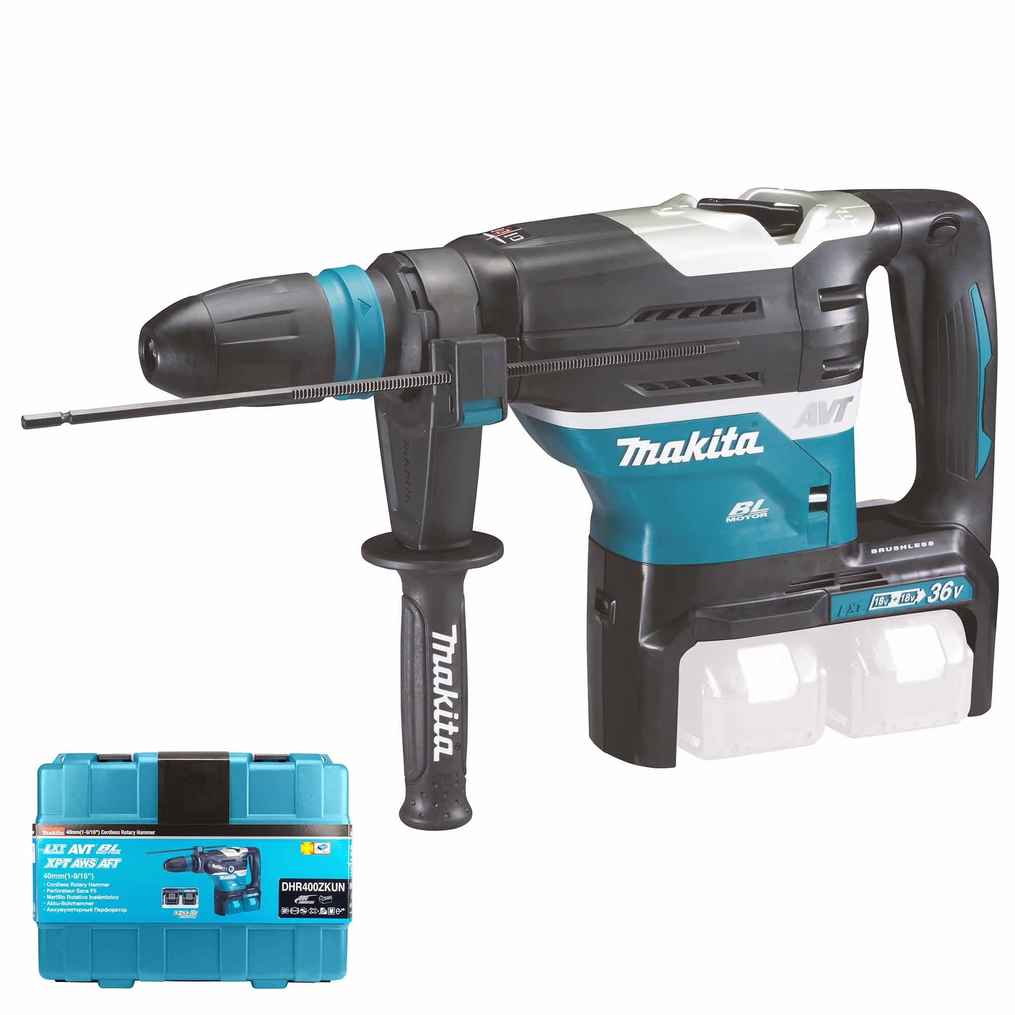 Makita dhr400zkun 18VX2 Abbruchhammer Hammer