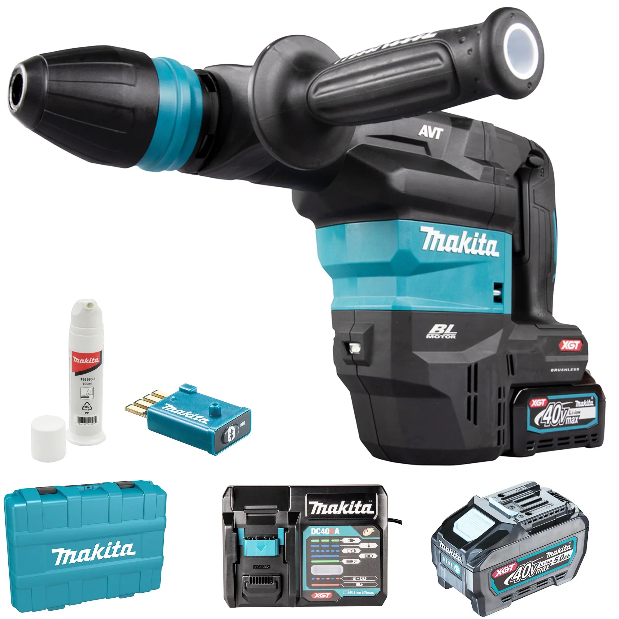 Martello Demolitore Makita HM001GT201 40V 5Ah