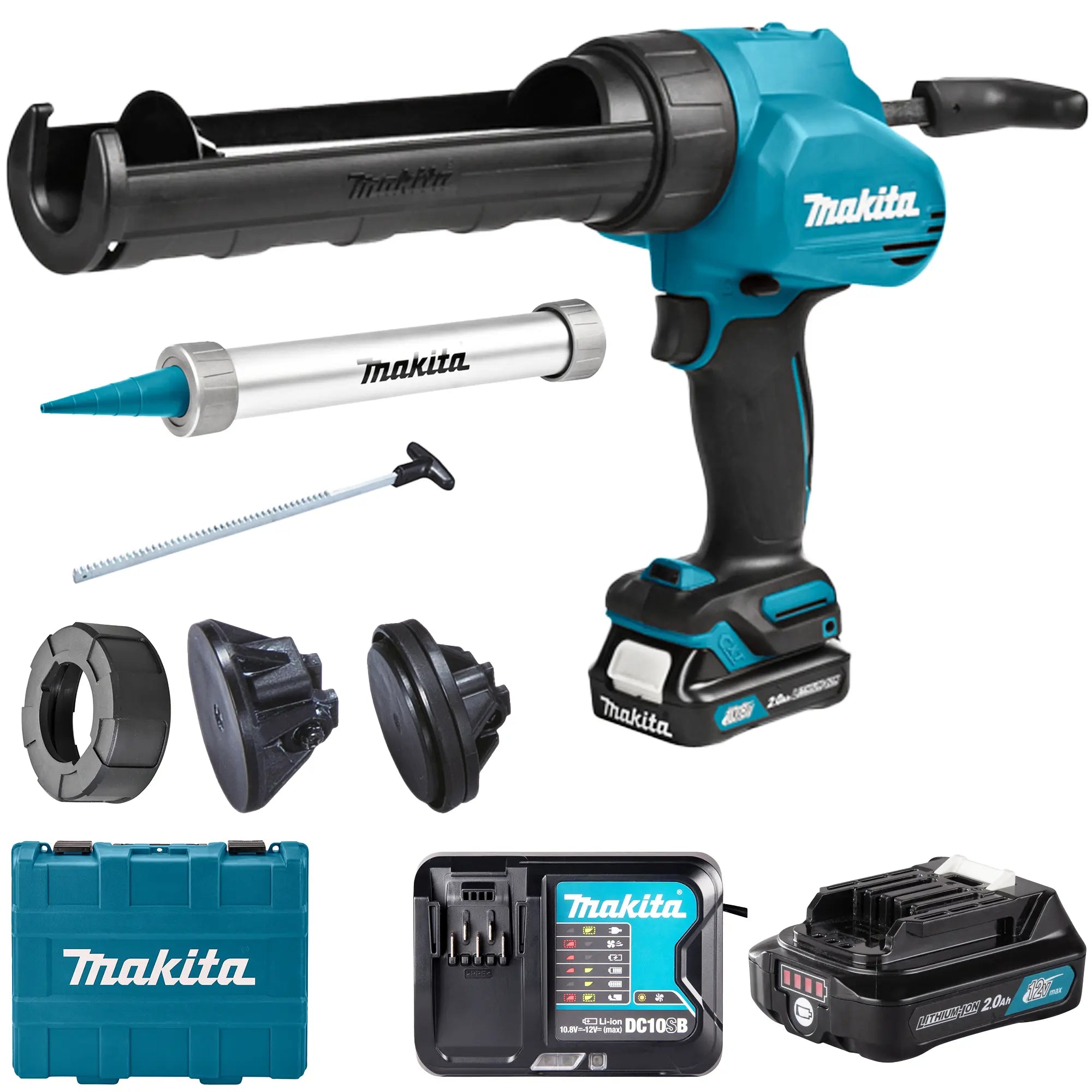 Pistola Silicone Makita CG100DSAX 12V 2Ah