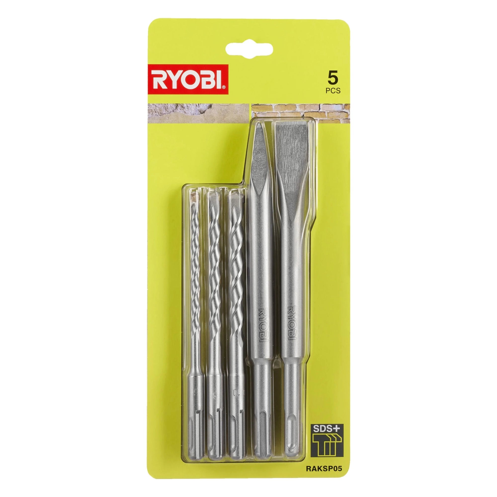 Set scalpelli SDS plus Ryobi RAKSPC03