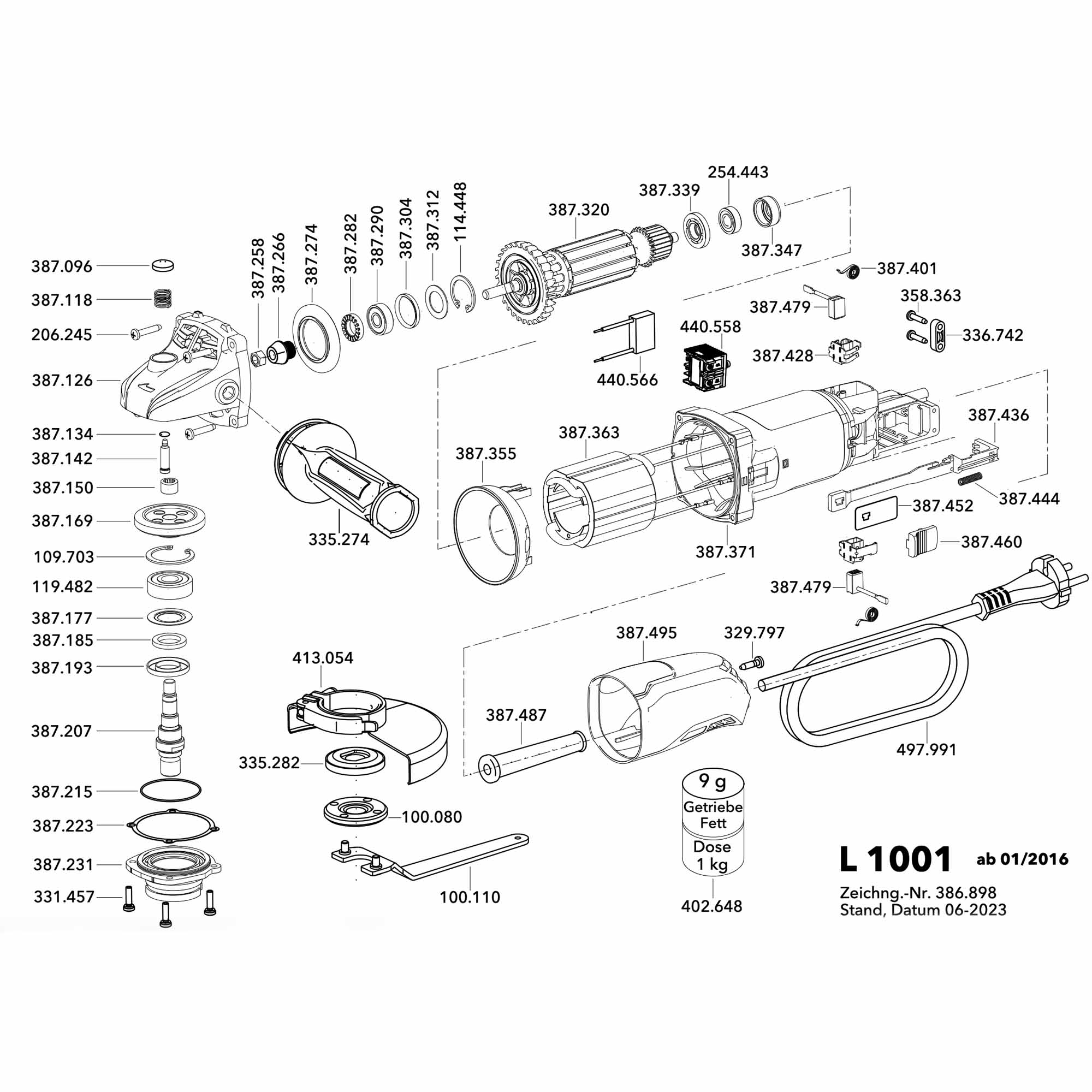 Winkelgitter Flex L 1001 1010w