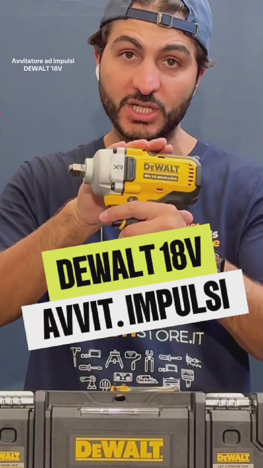 Avvitatore ad Impulsi Dewalt DCF891NT-XJ 18V