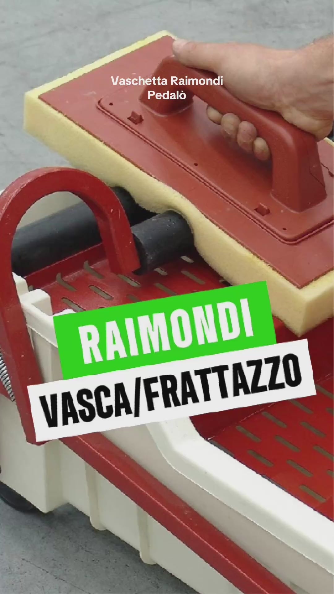 Vaschetta Raimondi Pedalò con frattone