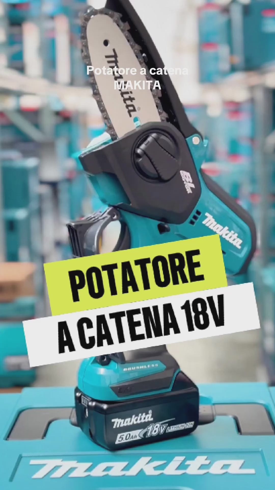 Potatore a catena Makita DUC101ZJ 18V