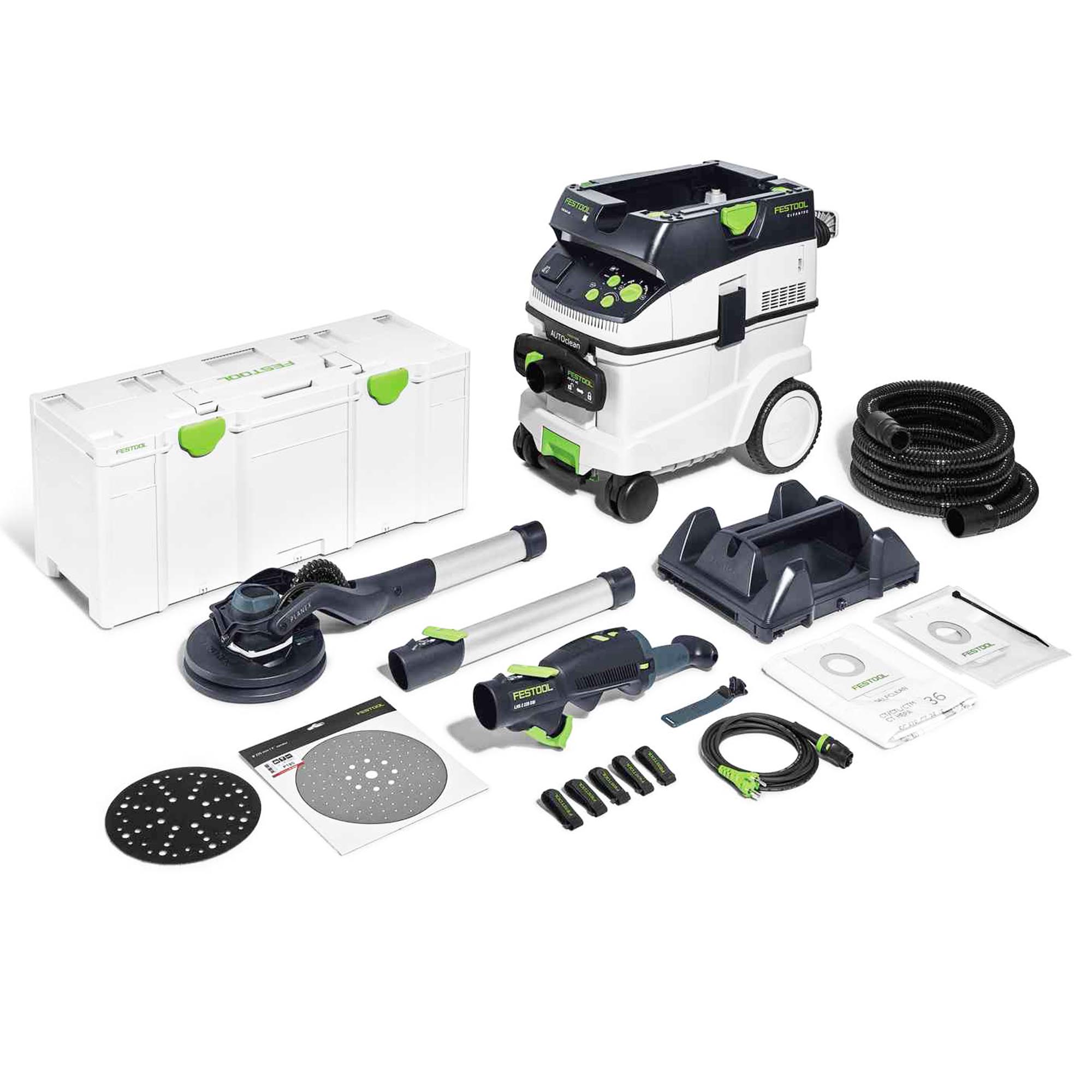 Levigatrice Planex Festool LHS 2 225/CTM 36-Set 400W