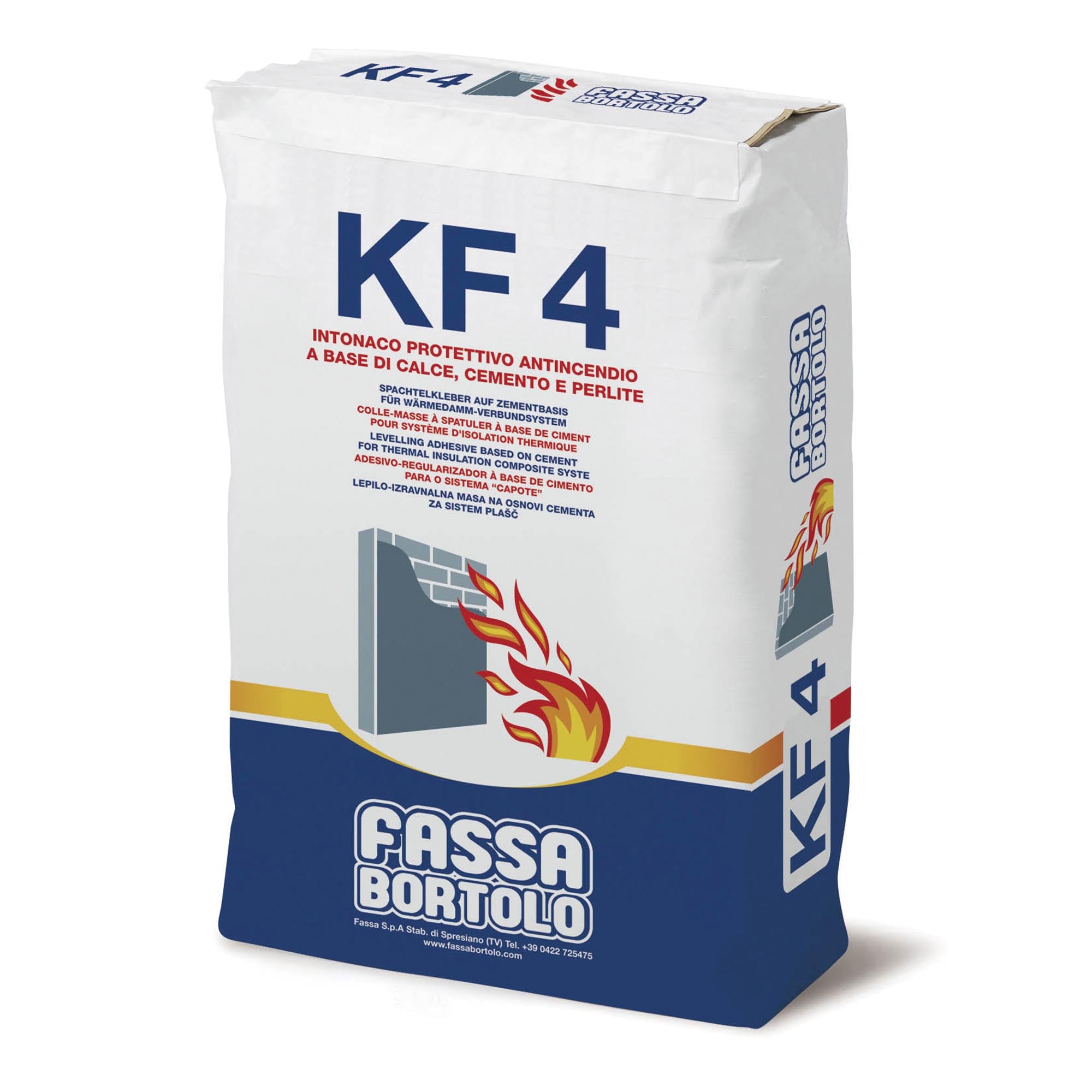 Intonaco Antincendio Fassa KF4 25kg