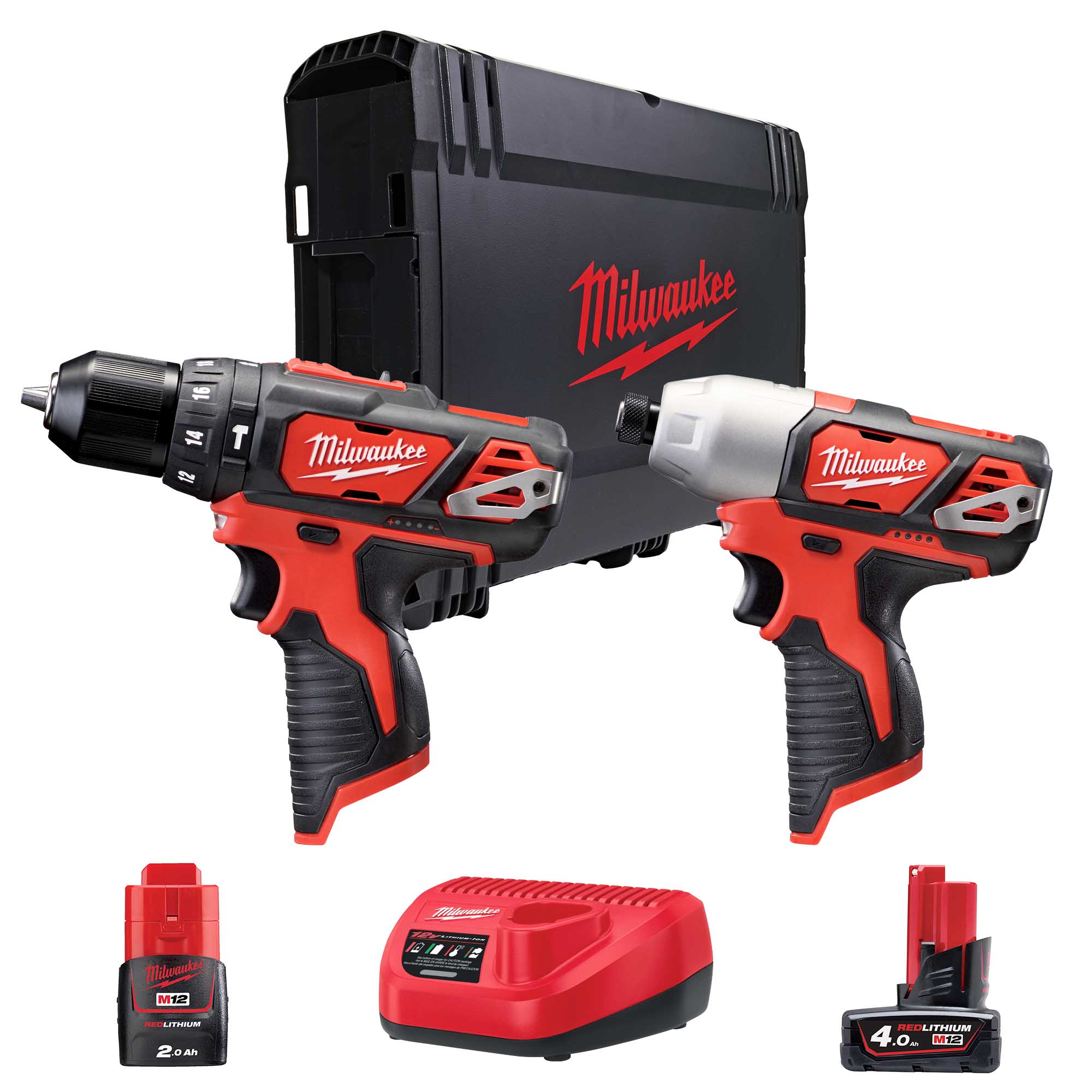 Kit Milwaukee M12 BPP2B-421C 12V 4Ah