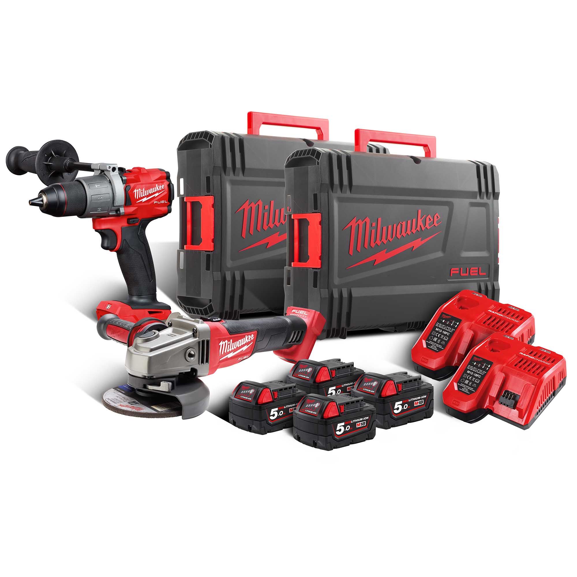 Kit Elettroutensili Milwaukee M18 FPP2F-504X