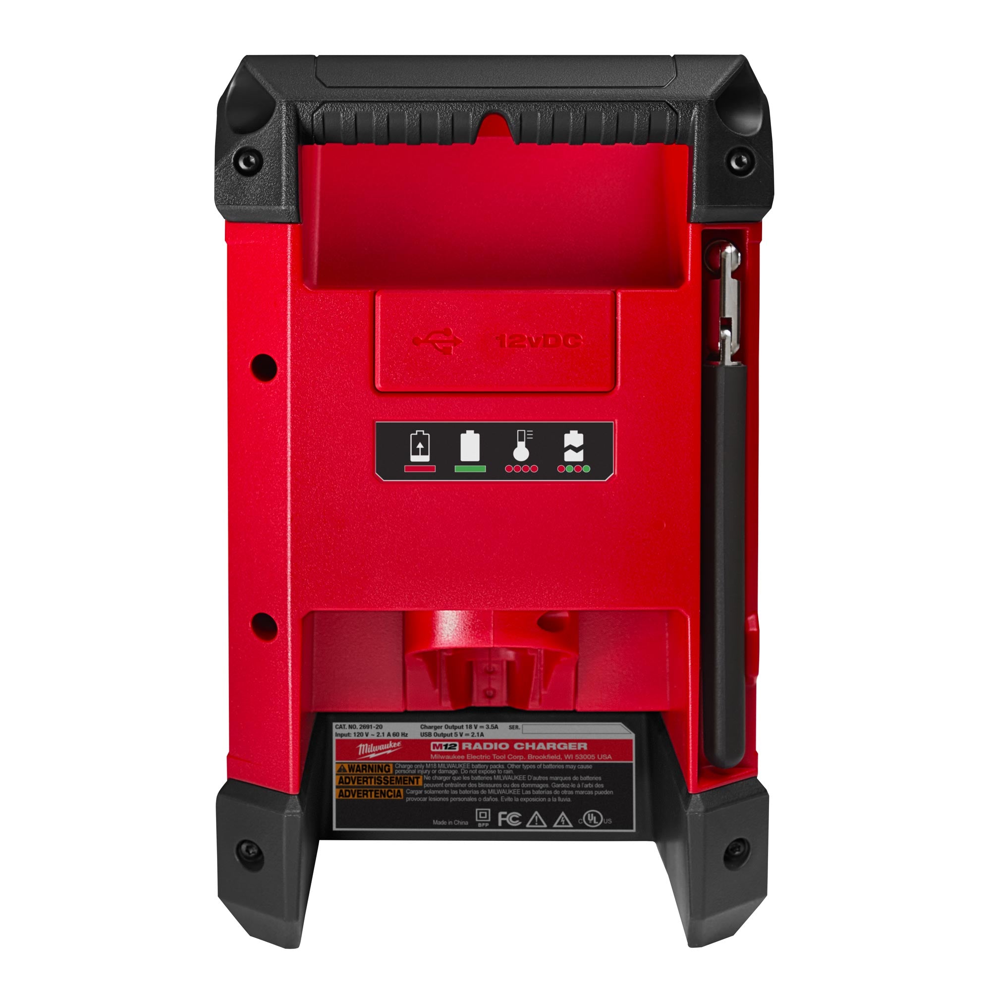 Radio Milwaukee M12 RCDAB+-0 12V